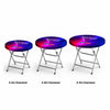 Dessus de table extensible rond