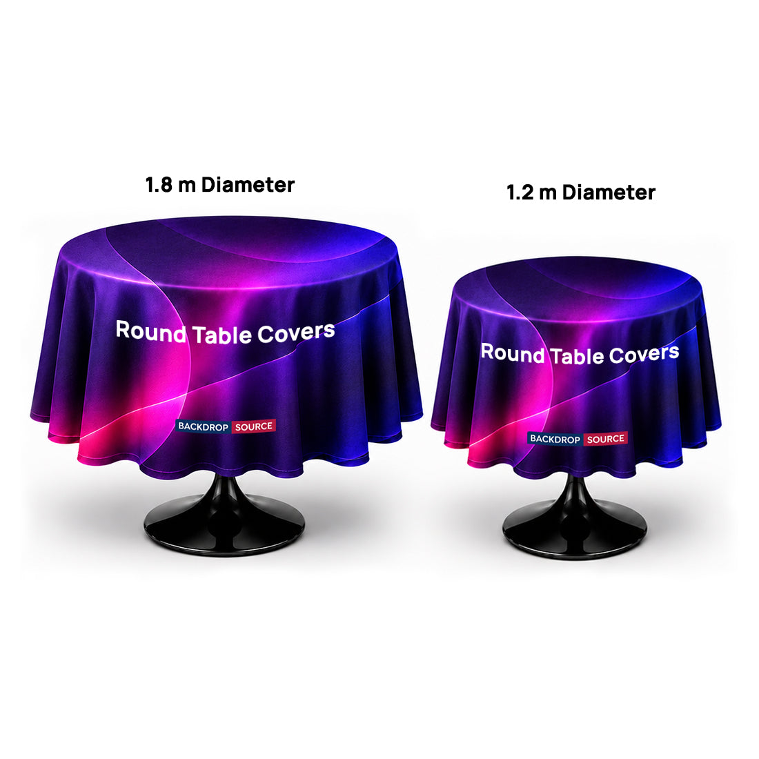 Couvertures de table ronde