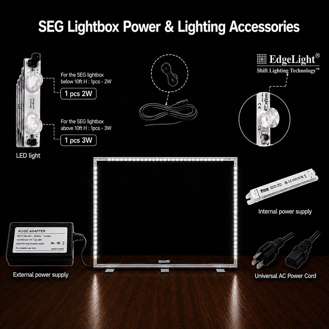 SEG Frameless  Fabric LED Light Box Display - 4m W x 2.5m H