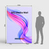 Non-Backlit SEG Fabric Media Wall - 1.2m W x 2m H