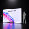 Caisson lumineux LED en tissu sans cadre SEG - Profilé en aluminium de 80 mm de profondeur