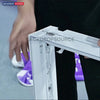 3m Backlit SEG Booth Kit with 2 Sidewalls & Lightbox Counter