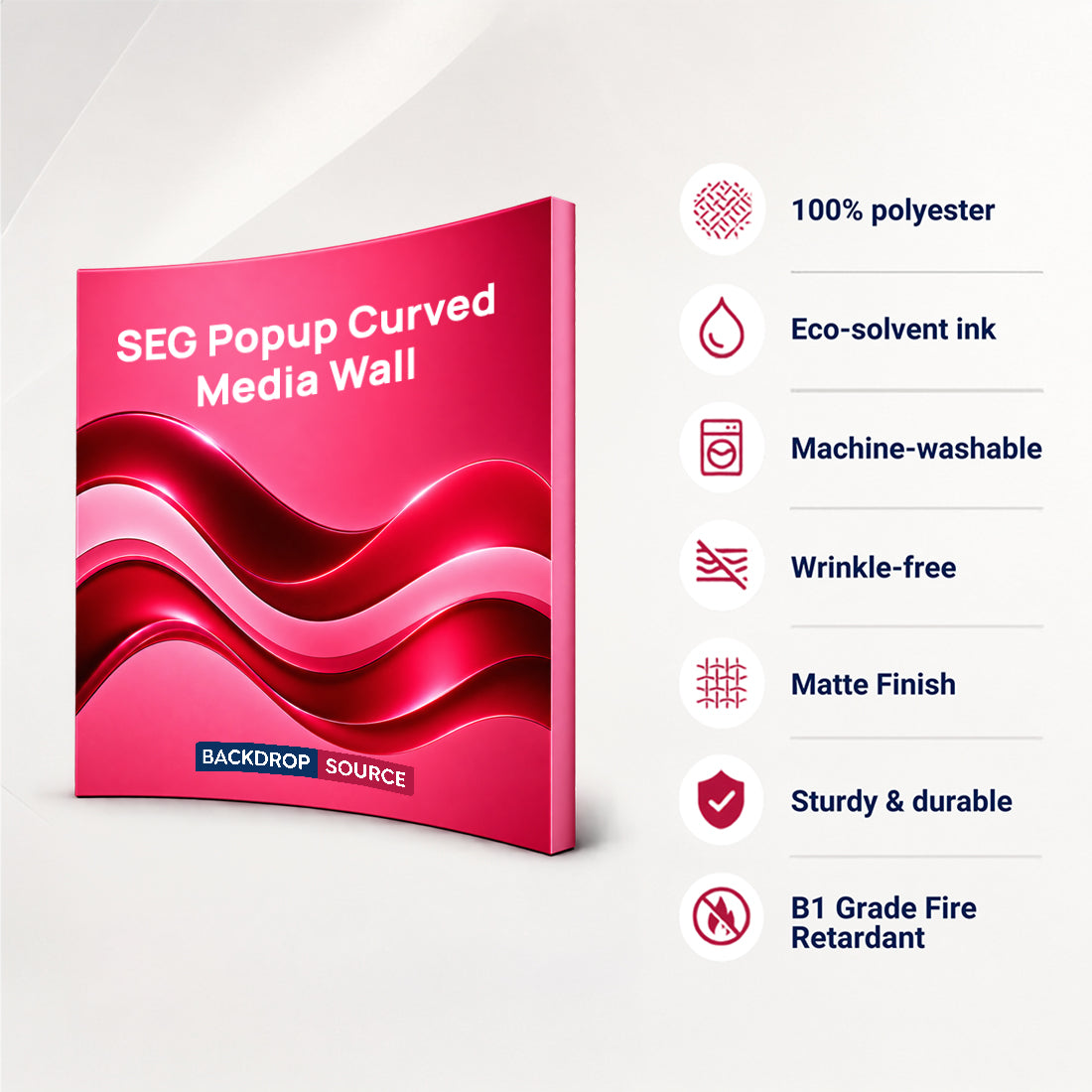 Mur d'images courbe SEG Popup