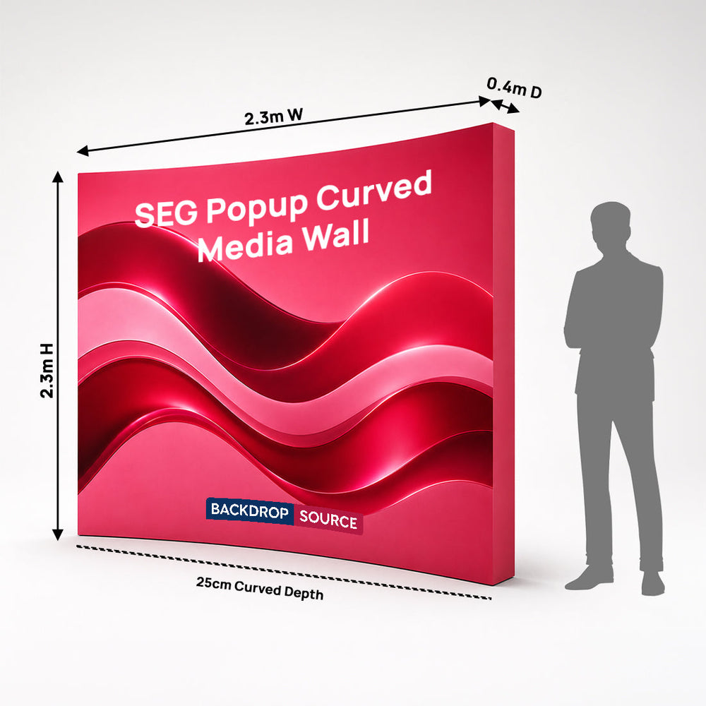 Mur d'images courbe SEG Popup