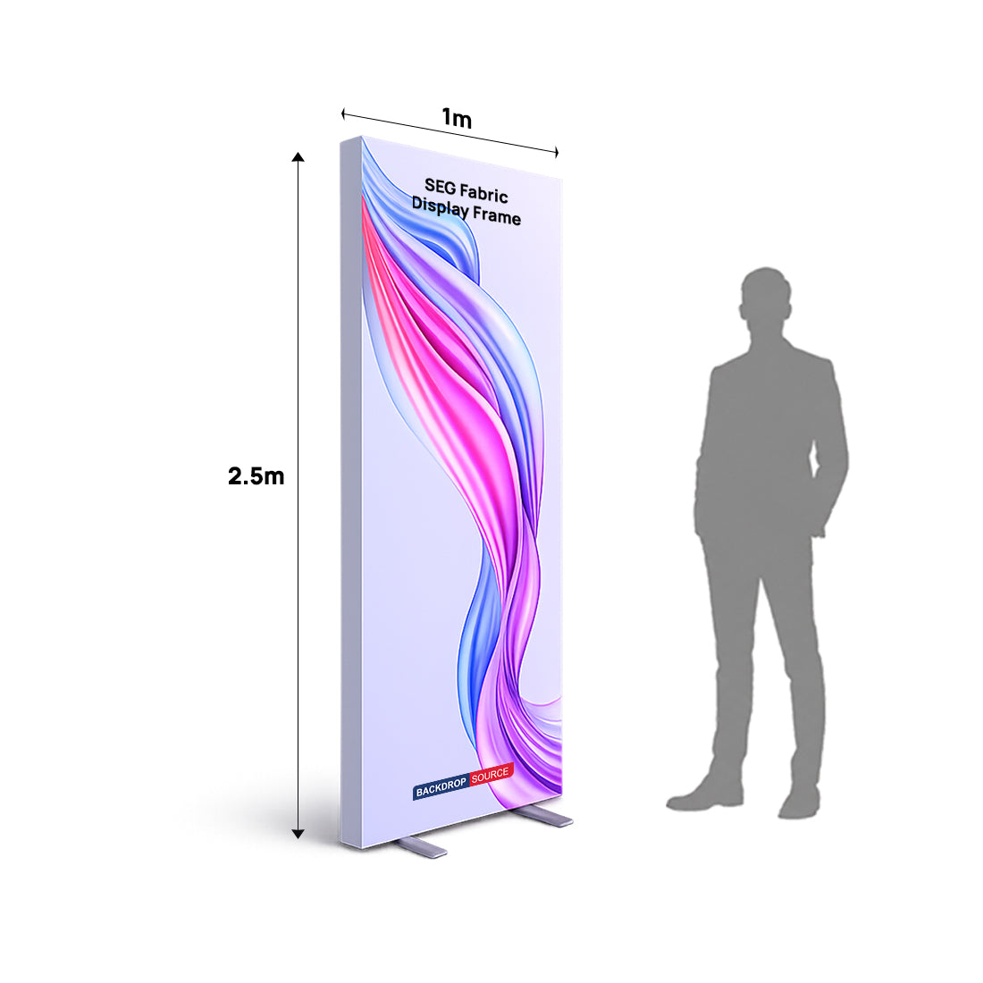 Non-Backlit SEG Fabric Display Frame - 120mm Depth Aluminum Profile