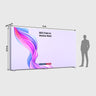 Mur d'images en tissu SEG non rétroéclairé - 5 m L x 2,5 m H