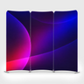2x2m Magnetic Fabric Booth Wall with 3 Curved Panels