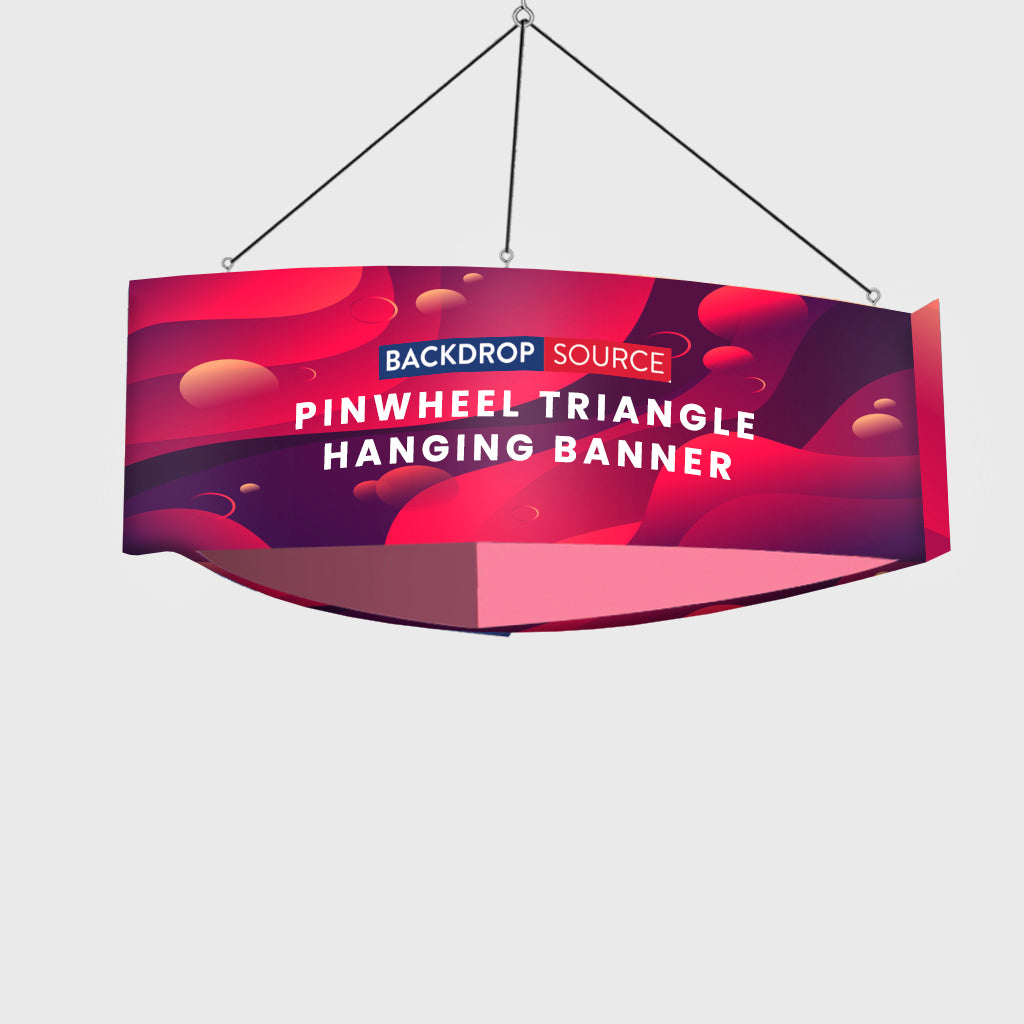 Sky Tube Reel Triangle Shape Hanging Banner