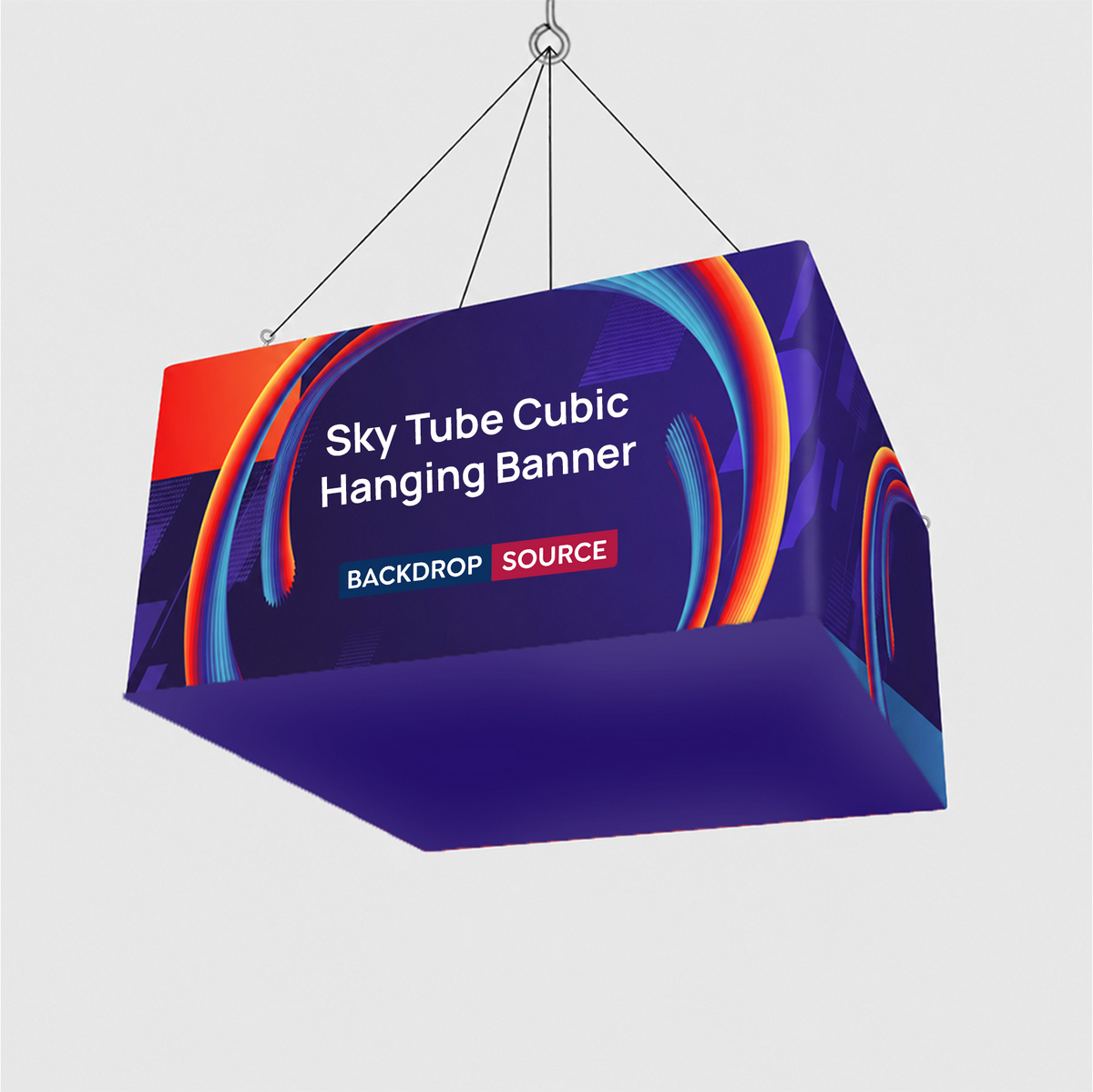 Bannière suspendue cubique Sky Tube