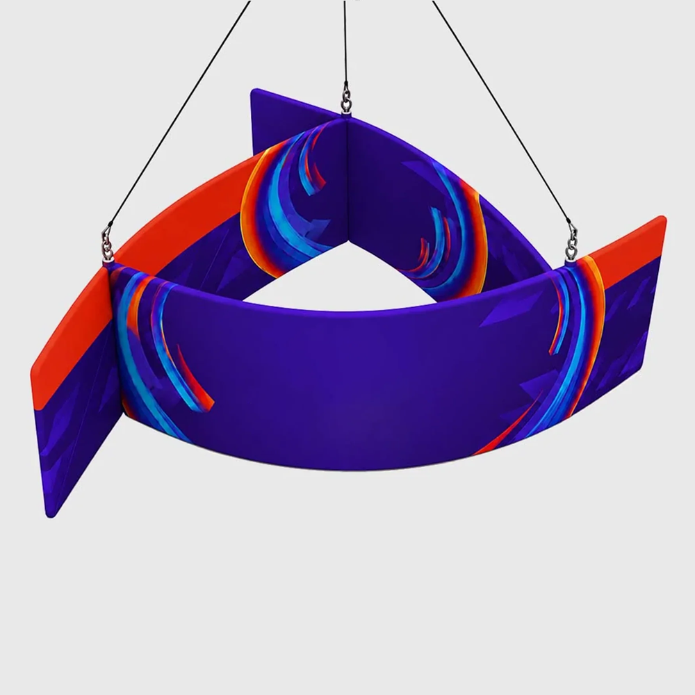 Bannière suspendue triangulaire Sky Tube Pinwheel