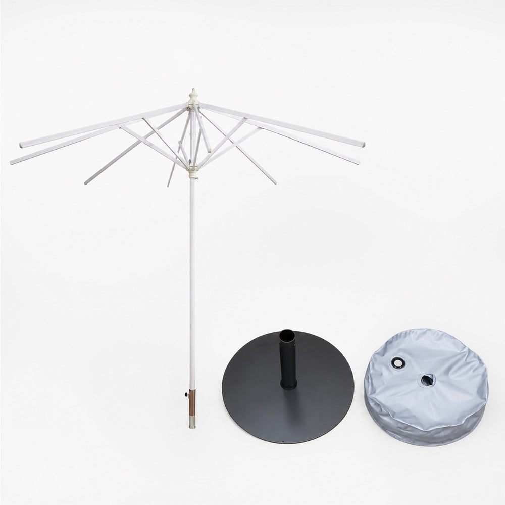 Parasols de marché carrés avec lambrequins – 3 m x 3 m