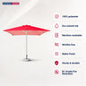 Parasols de marché carrés – 3 m x 3 m