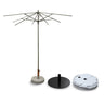 Parasol de terrasse carré avec volant – 2 m x 2 m