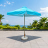 Parasol de terrasse carré avec volant – 2 m x 2 m