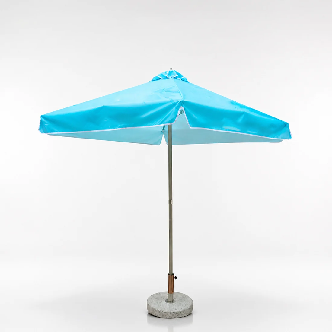 Parasol de terrasse carré avec volant – 2 m x 2 m