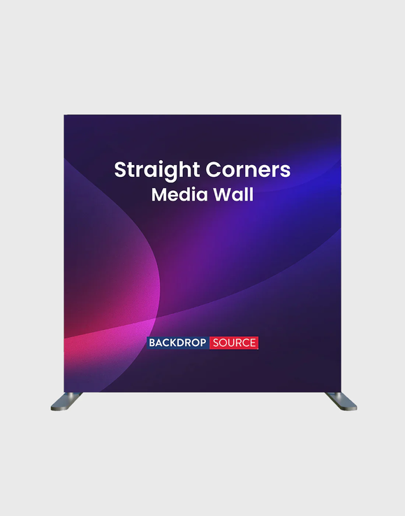 Straight Tension Fabric Wall Backdrop