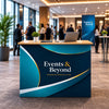 Table Pop Up Fabric Display Counter (For Podium & Booth Exhibitions)