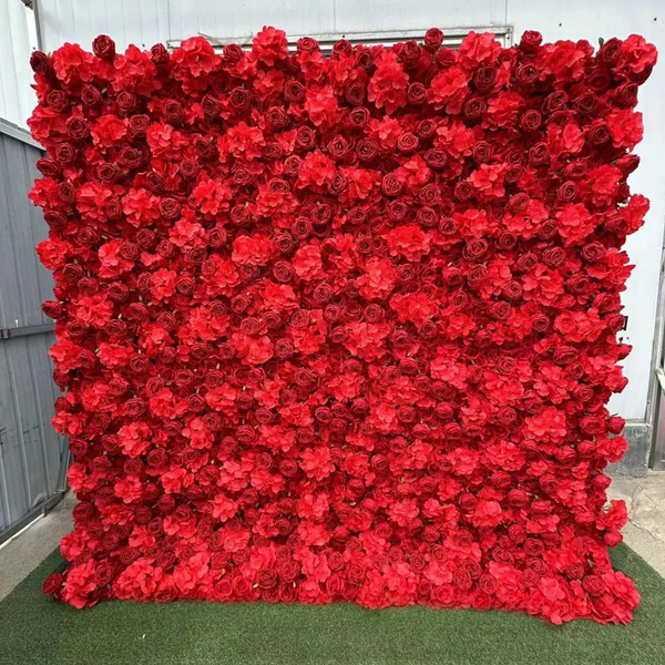 Mur de fleurs artificielles pour événement – Style 38