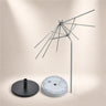 Parasols de terrasse inclinables avec volant – 2,7 m x 2,7 m