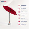 Parasols inclinables – 2,7 m x 2,7 m