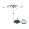Parasols de terrasse inclinables (structure en fer) – 2,7 m x 2,7 m