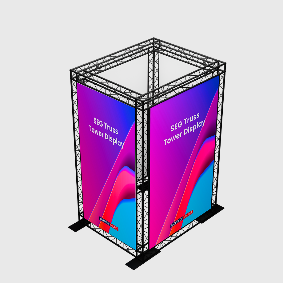 Tour d'exposition modulaire en structure SEG