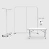 3x3m Starter Booth Kit with Backwall, Banner Stand & Table Cover