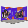 3m Folding SEG L-Shape Booth Kit with 3 Sidewall Panels