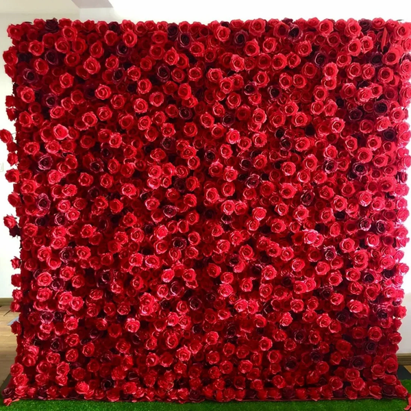 Mur de fleurs artificielles pour événement – Style 43