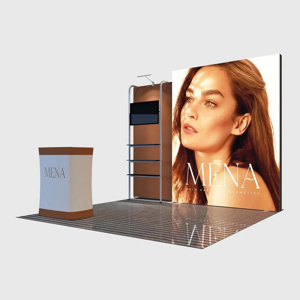 3x3m Tension Fabric Backwall Display