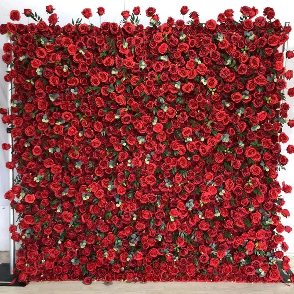 Artificial Floral Event Wall Backdrop – Style 66