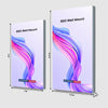 Non-Backlit Wall-Mounted SEG Fabric display - 100mm Depth