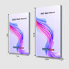 Non-Backlit Wall-Mounted SEG Fabric display - 80mm Depth