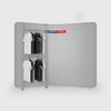 Apparel Display Frame with Dual Hanger Bars