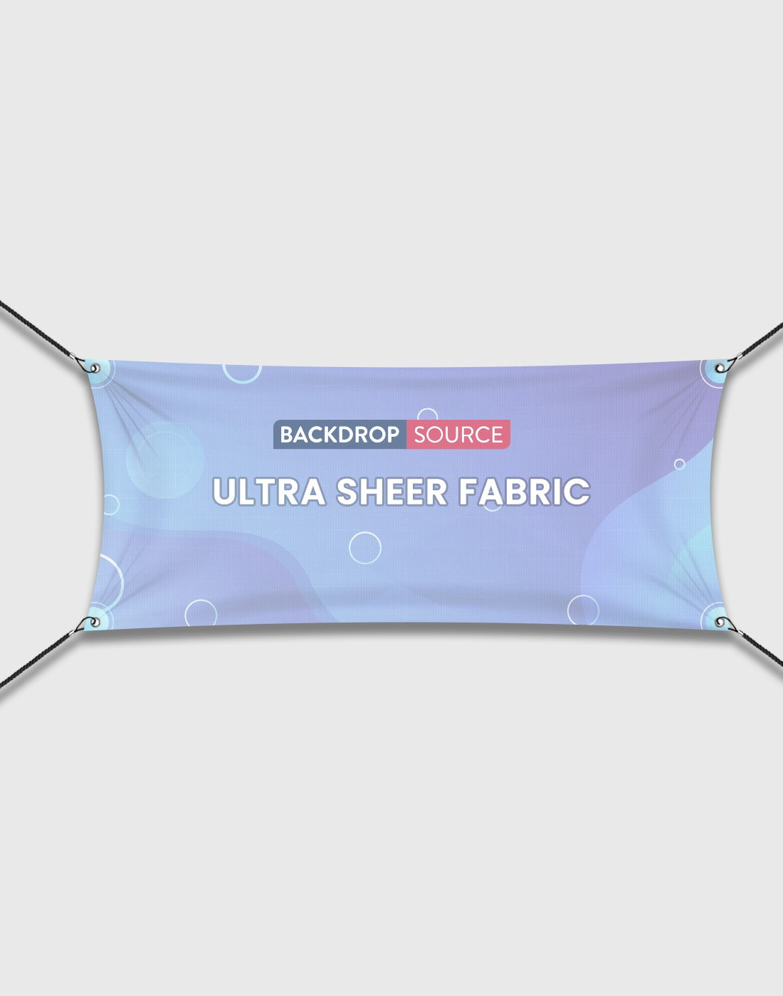 Ultra-Sheer Fabric Backdrop Print