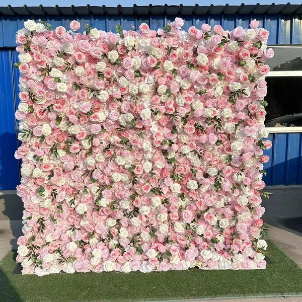Mur de fleurs artificielles pour événement – Style 36