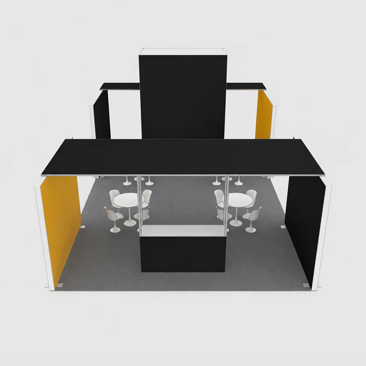 9x6m SEG Booth Kit with Meeting Space & Lockable Tower Counter