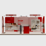 6m Straight Backdrop with Round Top Exhibition Kit