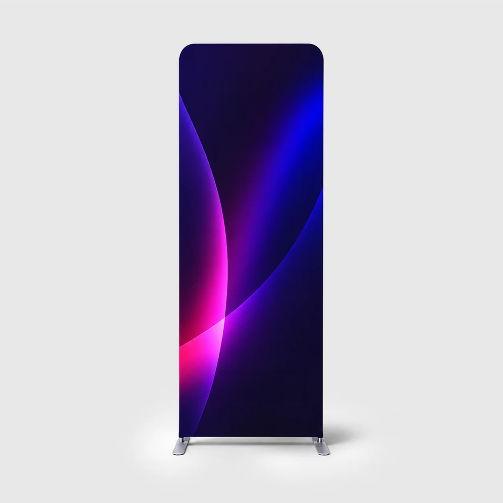 Portable 2.5m H High Fabric Exhibit Display