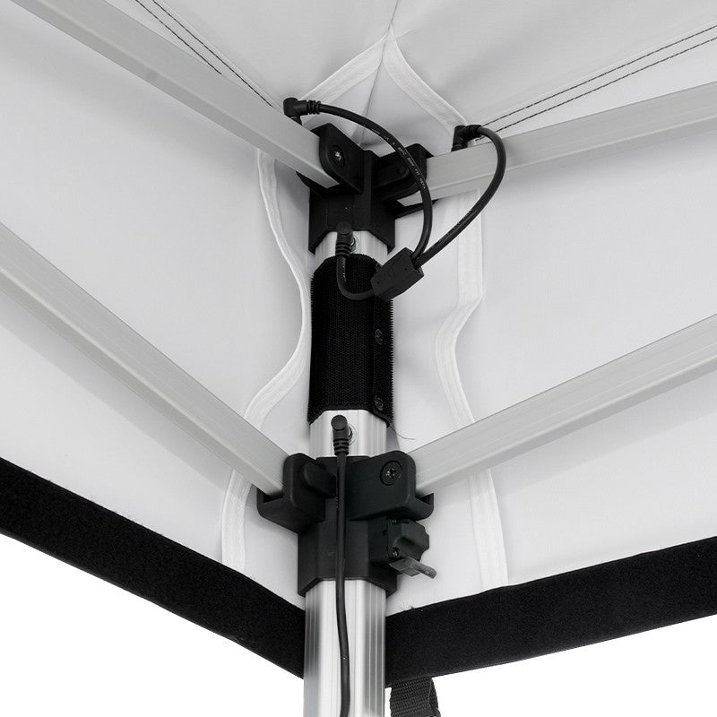 Tente pliante éclairée – 6 m x 3 m (structure LED)