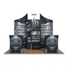 Magnetic Fabric Banner Stand & Pop-Up Booth Exhibition Kit - front view