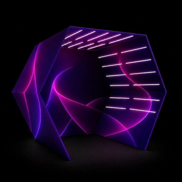 Enceinte de cabine hexagonale Vogue