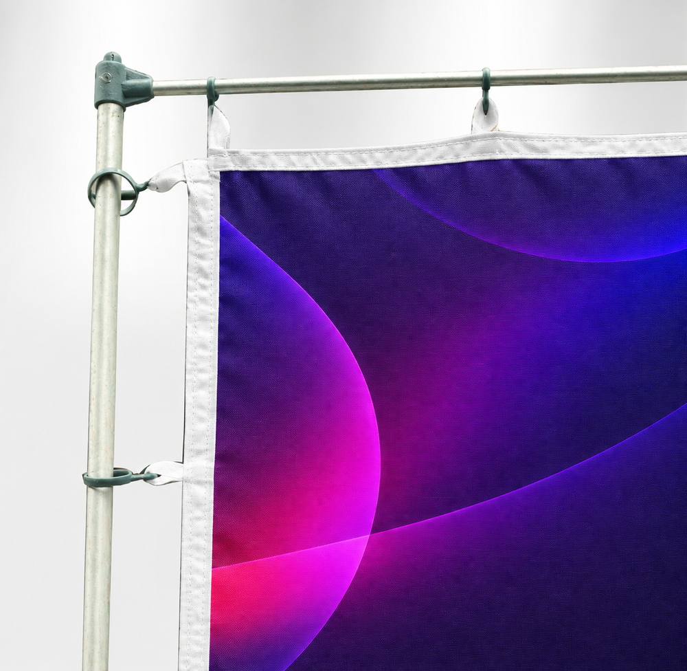 Grand drapeau en tissu