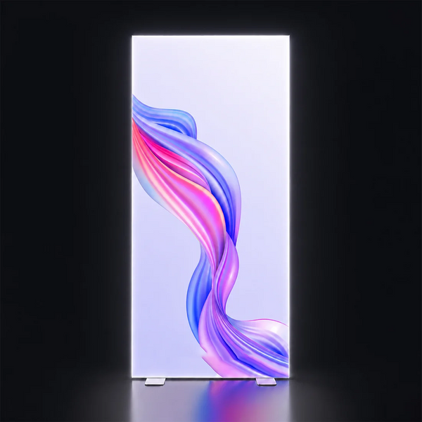Cadre pour visuel textile SEG rétroéclairé - Profilé en aluminium de 120 mm de profondeur