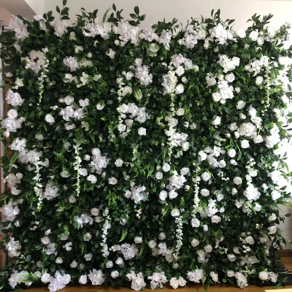 Mur de fleurs artificielles pour événement – Style 49
