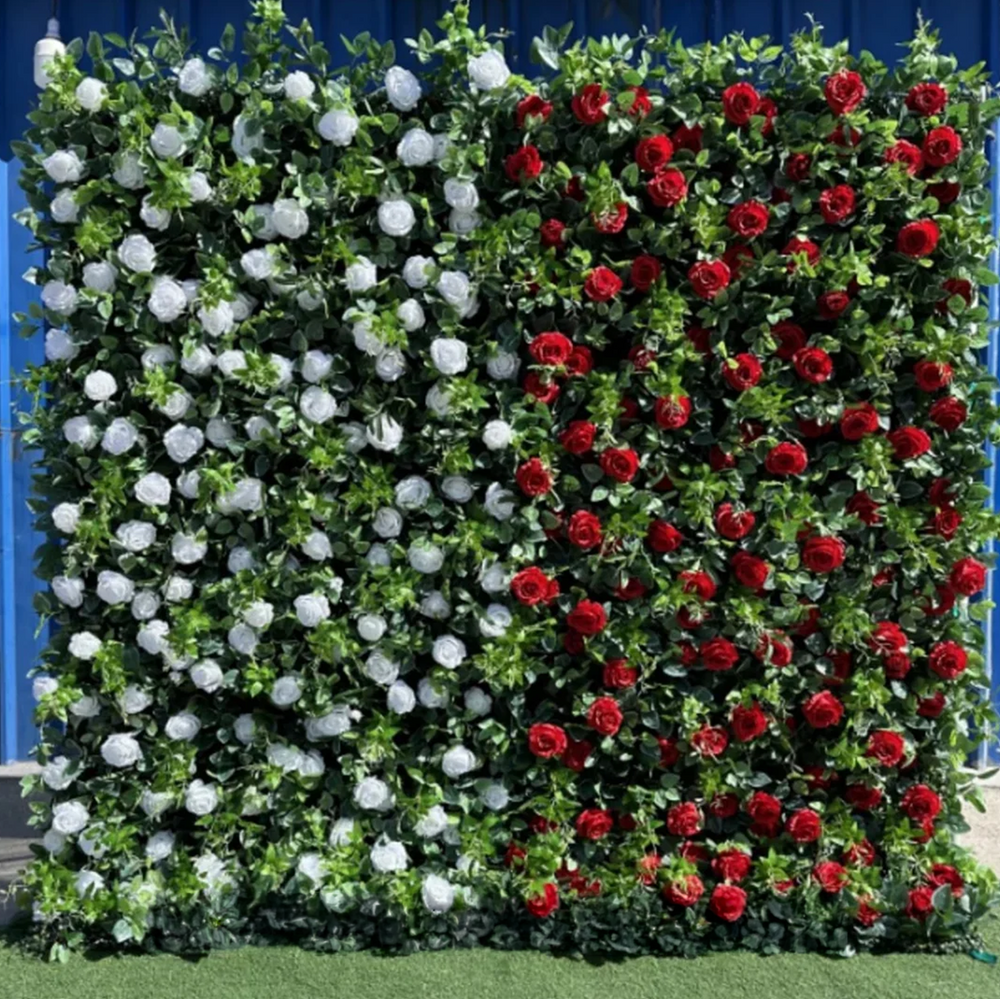 Artificial Floral Event Wall Backdrop – Style 74