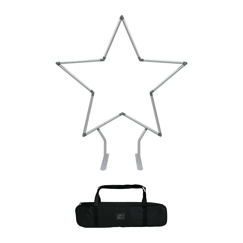 Star-Shaped Pentagram Event Backdrop Wall