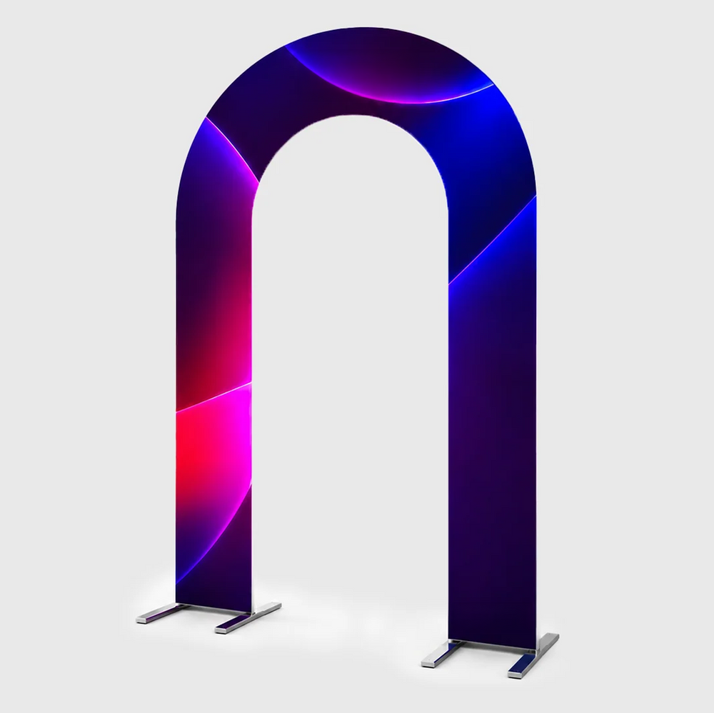 Fabric Full Open Arch Stand