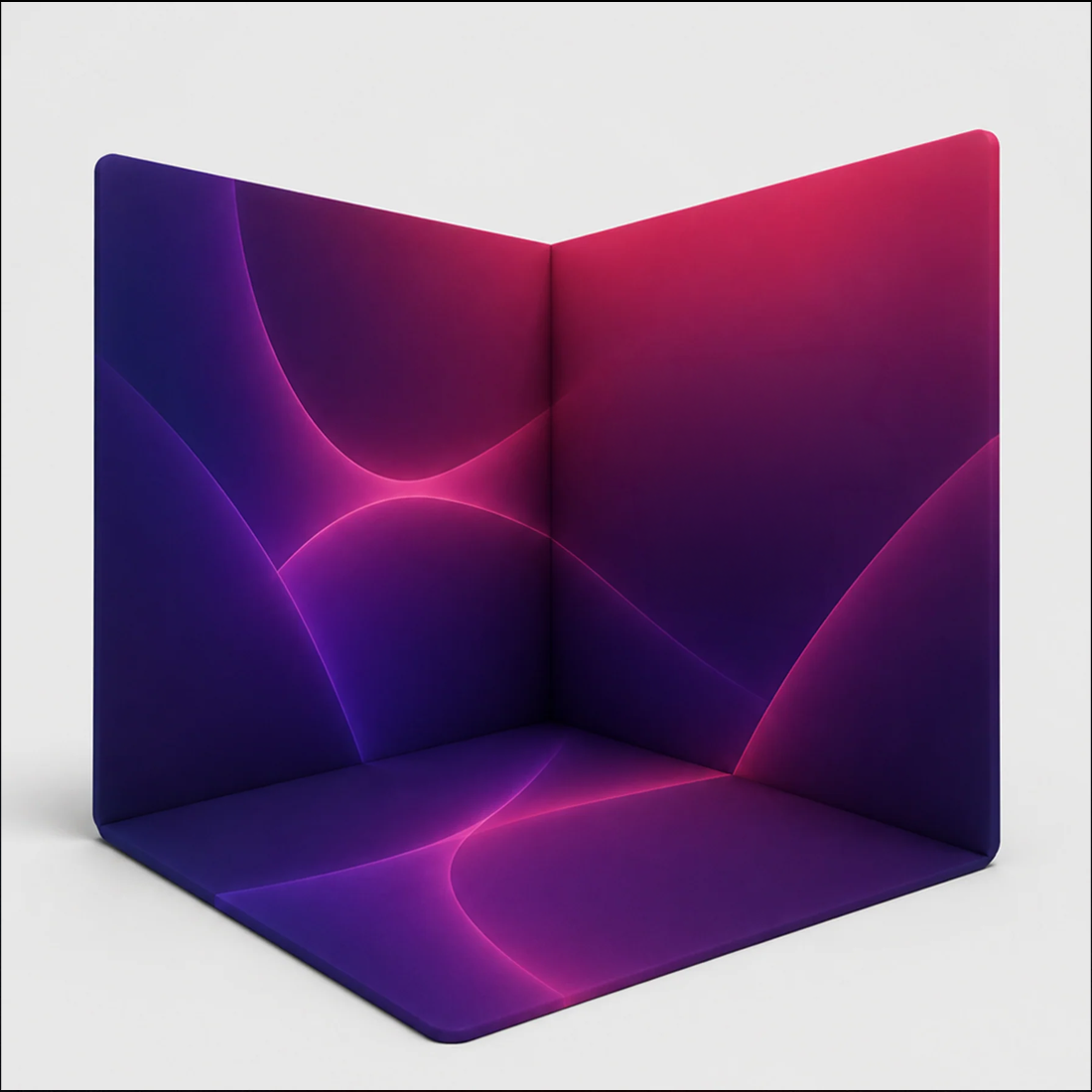Custom Printed Trade Show Corner Booth (2 Walls)