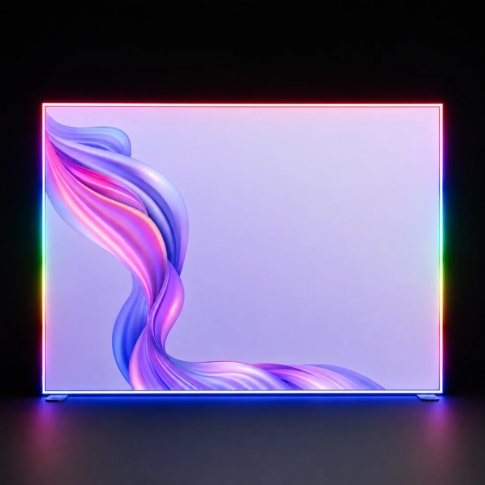 RGB LED Fabric Light Box Display